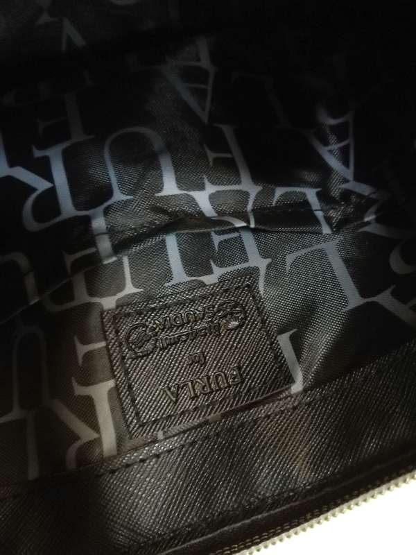 FURLA Cosmetic pouch with Gold plated zipper