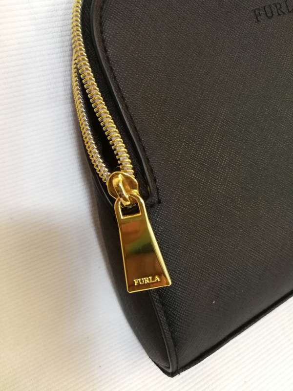 FURLA Cosmetic pouch with Gold plated zipper