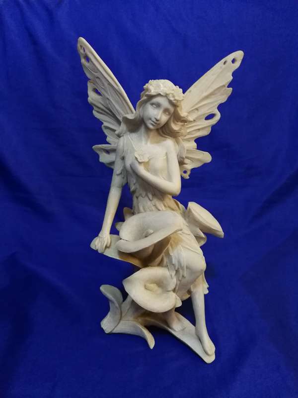 Fairy with Butterfly Wings Garden Statuette- Beautiful Smile
