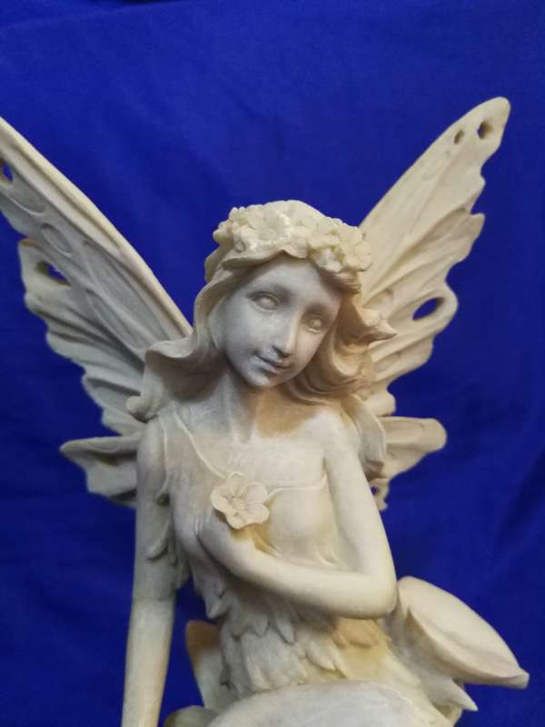 Fairy with Butterfly Wings Garden Statuette- Beautiful Smile