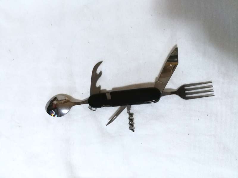 Camping Fishing Folding Utility Cutlery Set