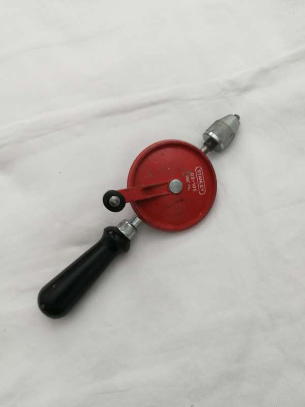Stanley Egg Beater Style Hand Drill Made in England Model 03-105 Vintage