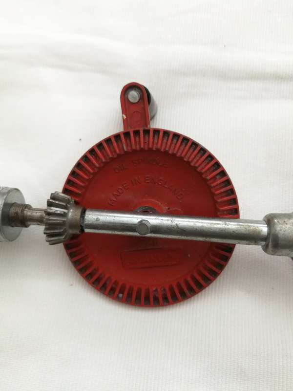 Stanley Egg Beater Style Hand Drill Made in England Model 03-105 Vintage