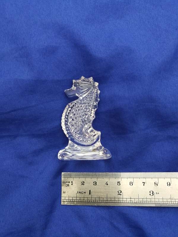Vintage Waterford Crystal Seahorse Figurine Ireland