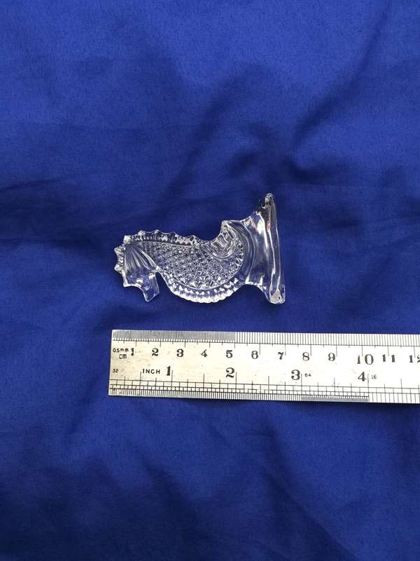 Vintage Waterford Crystal Seahorse Figurine Ireland