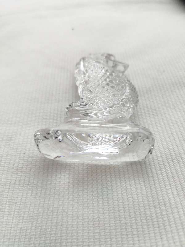 Vintage Waterford Crystal Seahorse Figurine Ireland