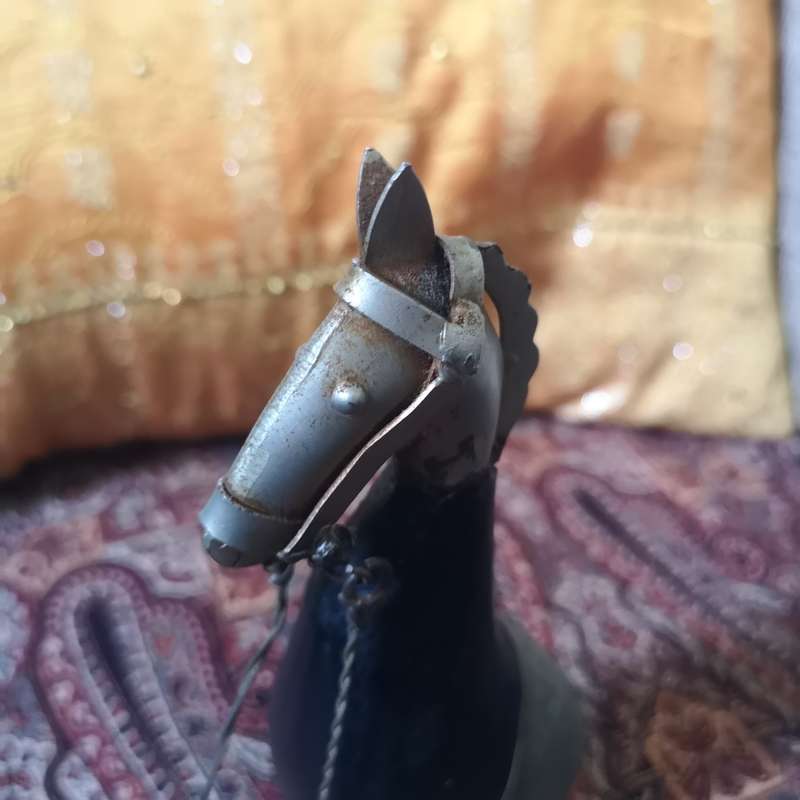 Vintage Wood and Metal Tribal Animal Set