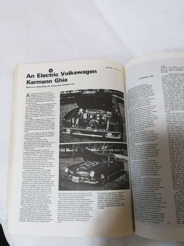 VW Karmann Ghia, 1955-82- Portfolio- Motorbooks International Wisconsin