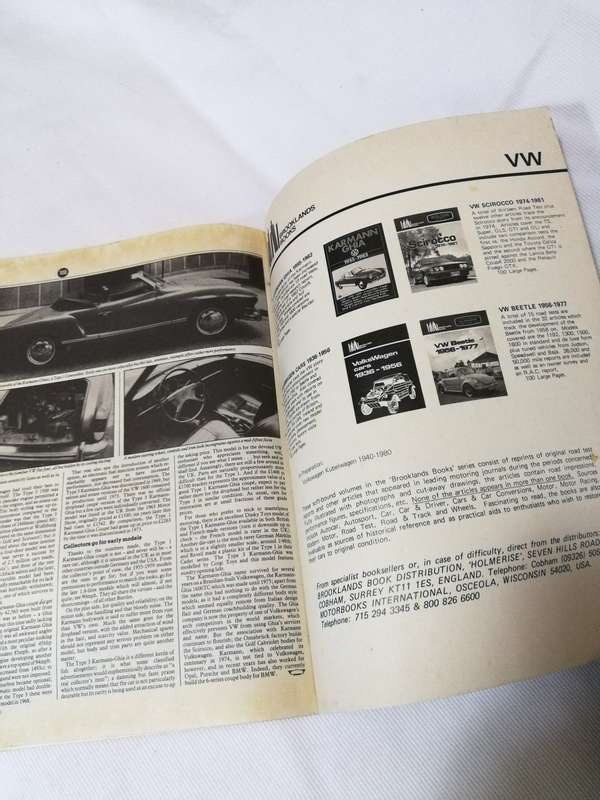 VW Karmann Ghia, 1955-82- Portfolio- Motorbooks International Wisconsin