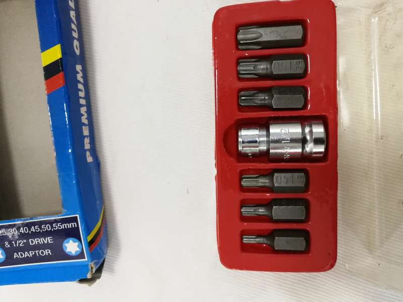 COARSE SPLINE BIT SET 7-PIECE CrV- Autogear