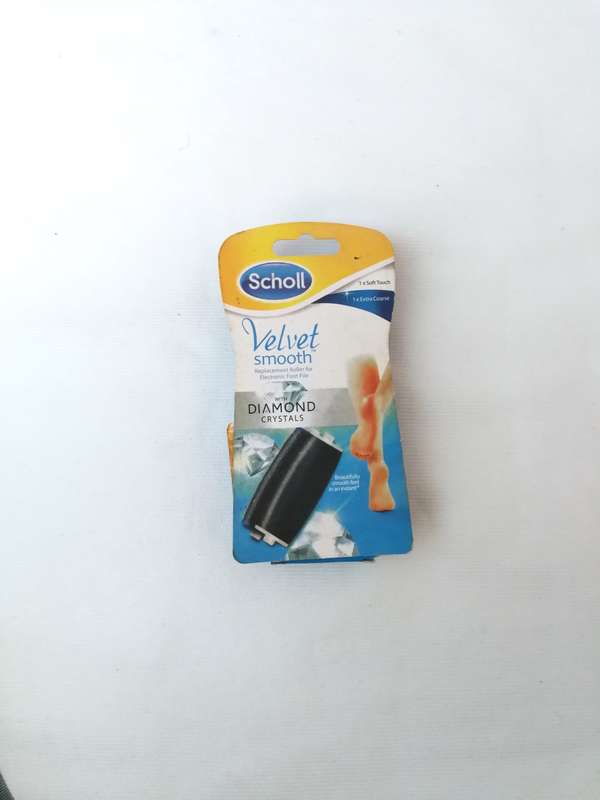 Scholl Foot Care Velvet Smooth Refill 2 Pack- With Diamond Crystals