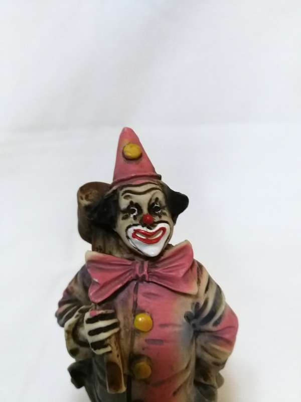 Clown With Hammer- Dipinto Mano Hand Painted Made in Italy