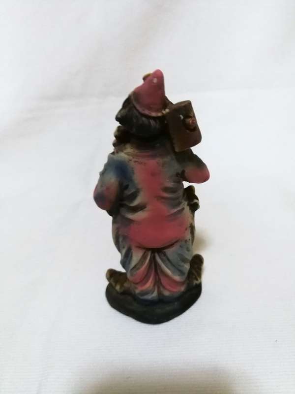 Clown With Hammer- Dipinto Mano Hand Painted Made in Italy