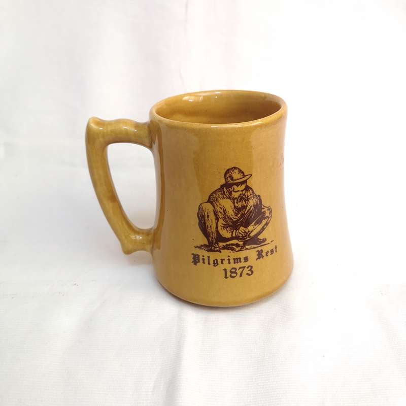 Pilgrims Rest 1873 Pint Beer Mug South African Mining History Collectible- Rare