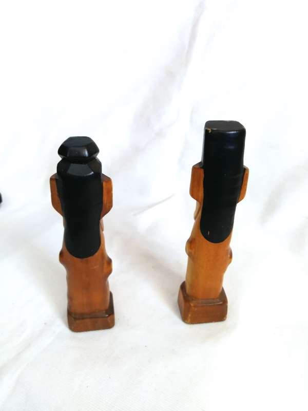 Janseung Guardians Korean Totem Pole Good Fortune Pair