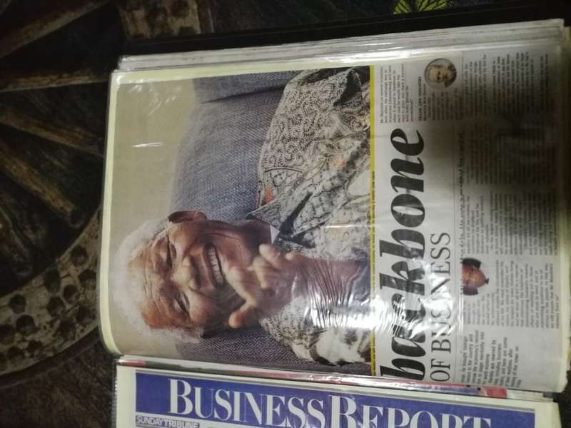 A collection of Newspaper & Magazines- Mandela 2013 passing on