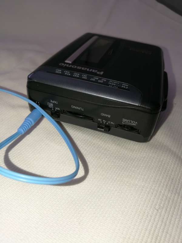 VINTAGE Panasonic Stereo Radio Cassette Player with FM/AM Tuner Walkman Radio