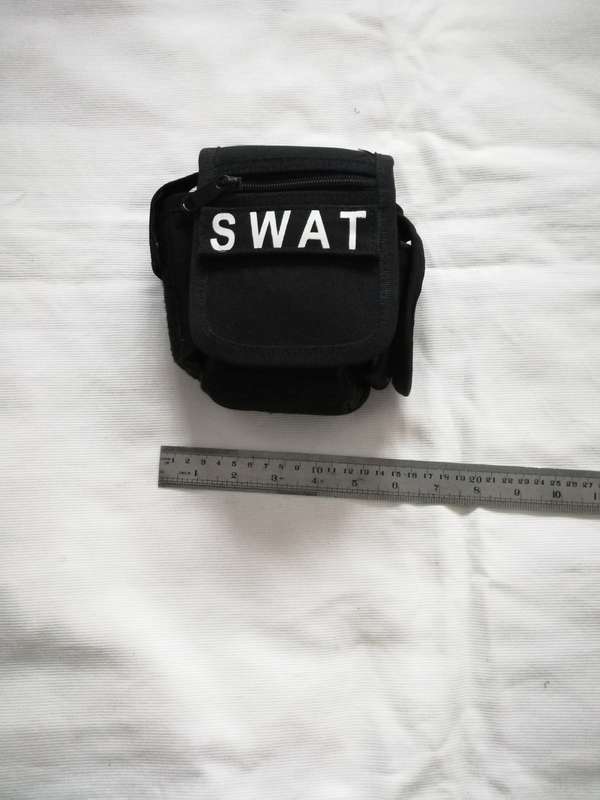 SWAT Military bag Waist pack Tactical Utility Tool Drop Pouch Carrier, Black