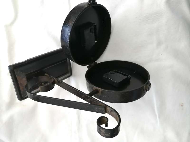Nostalgic Kensington Station Double Side Metal Clock- Vintage