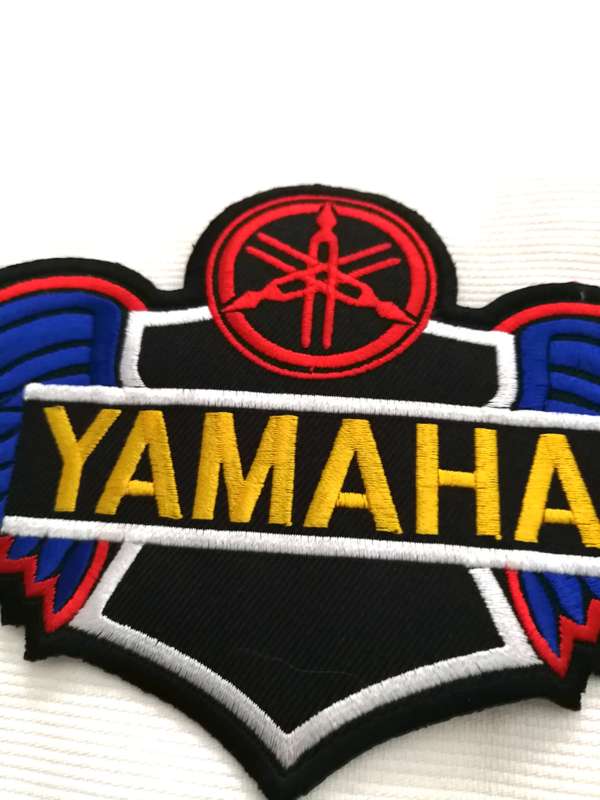YAMAHA Motorcycles "Wings" Embroidered Iron on Patch- Vintage