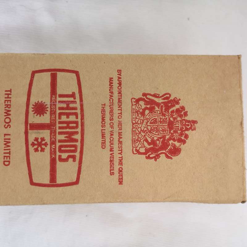 Vintage Thermos Replacement Filler 14QF Glass in Box-Shock Absorber Tip Gasket. Made in England