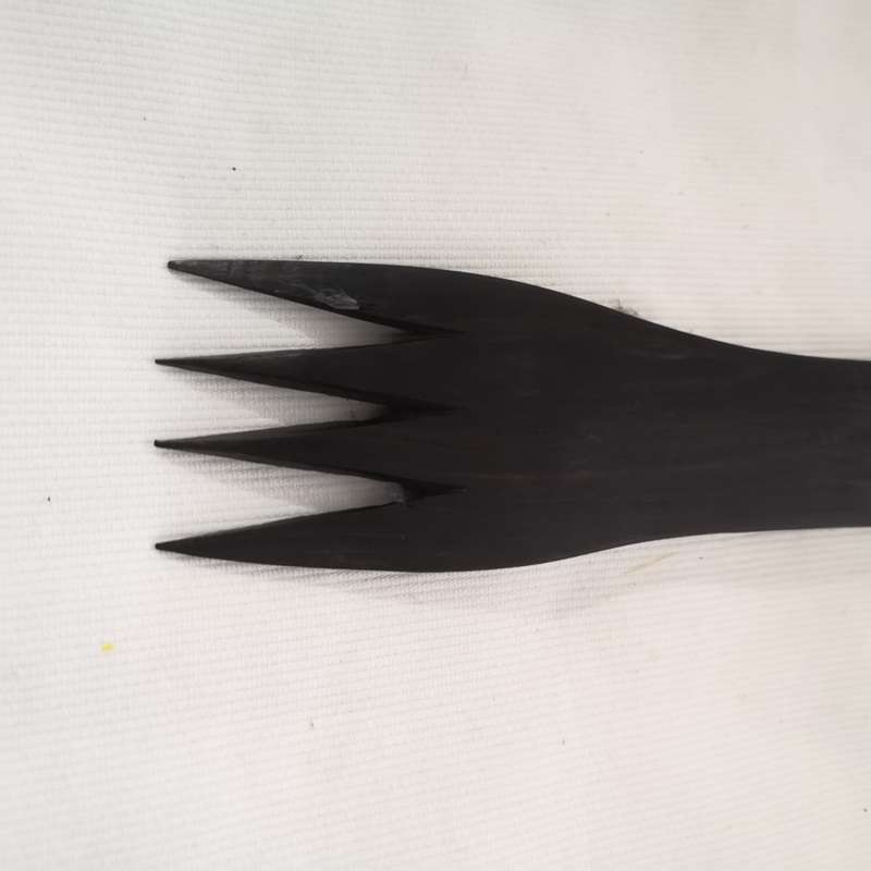 Vintage Hard Wood Wall Hanging Decorative Wooden Fork Rustic Retro Wall Art