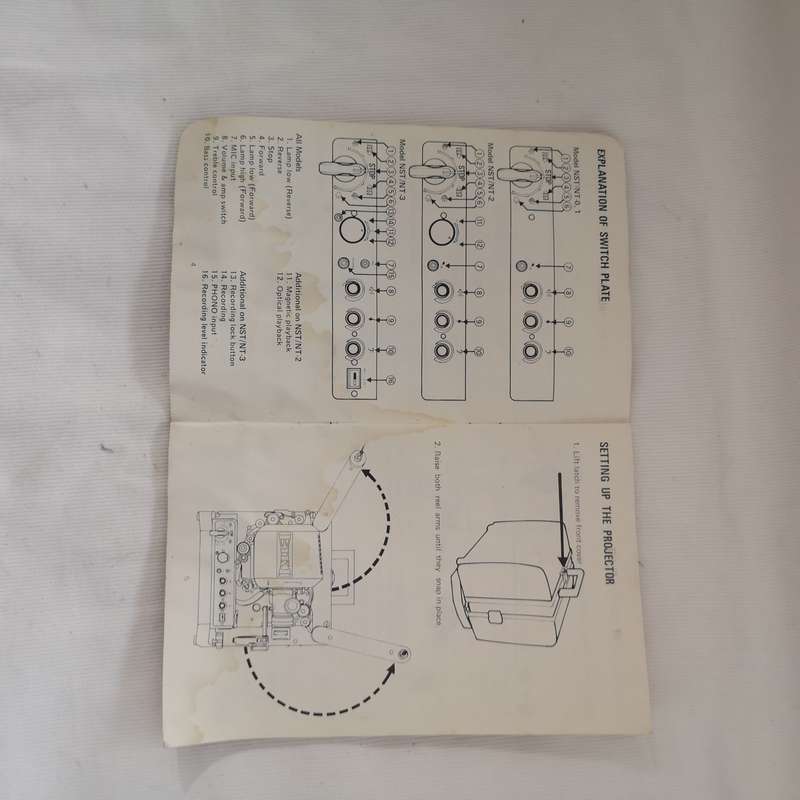 EIKI Japan NT-1 16 mm Film & Sound Projector- Reels and Dust Cover Included