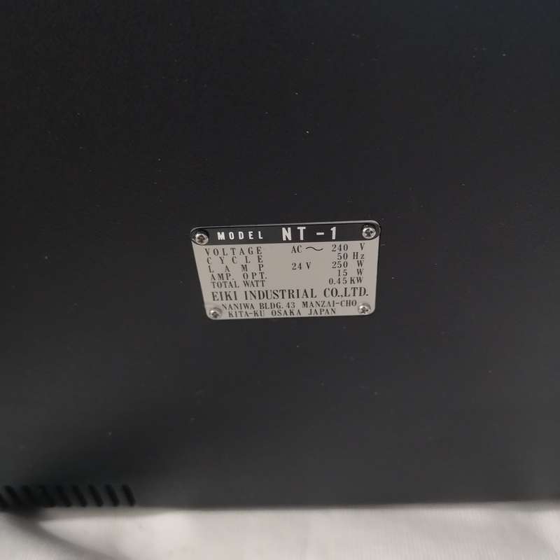 EIKI Japan NT-1 16 mm Film & Sound Projector- Reels and Dust Cover Included