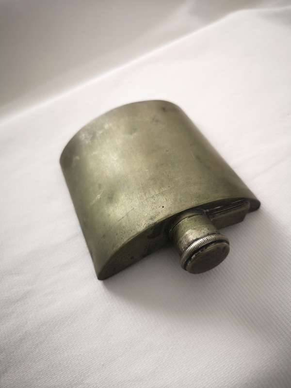 Antique Hip Flask Silver