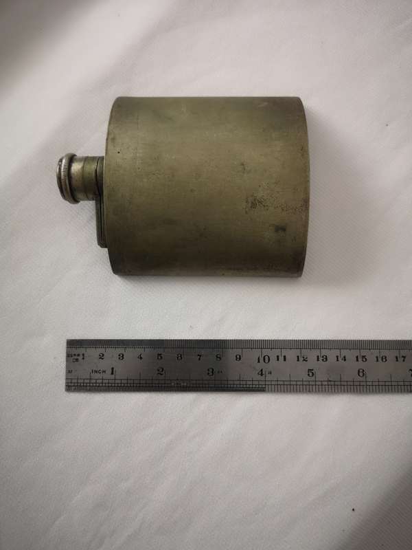 Antique Hip Flask Silver