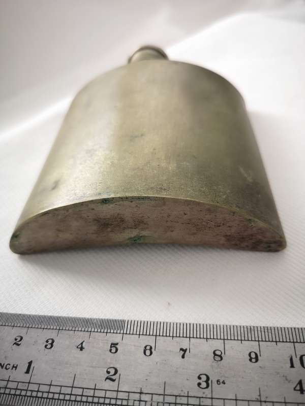 Antique Hip Flask Silver