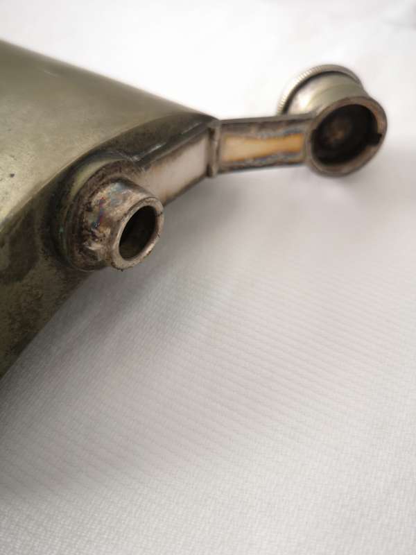 Antique Hip Flask Silver