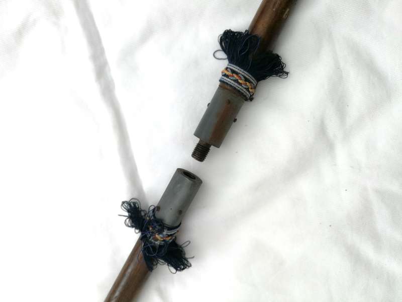 Medieval Parade Halberd Pike- Vintage Wood & Metal item