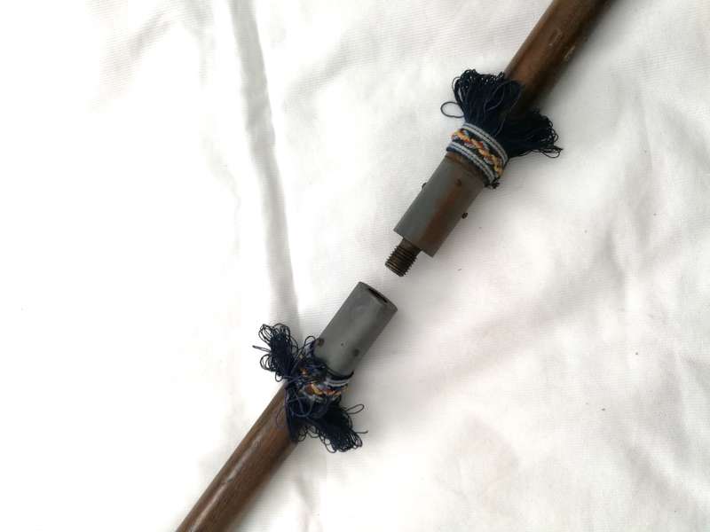 Medieval Parade Halberd Pike- Vintage Wood & Metal item