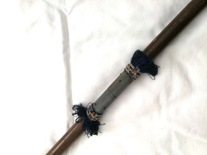 Medieval Parade Halberd Pike- Vintage Wood & Metal item