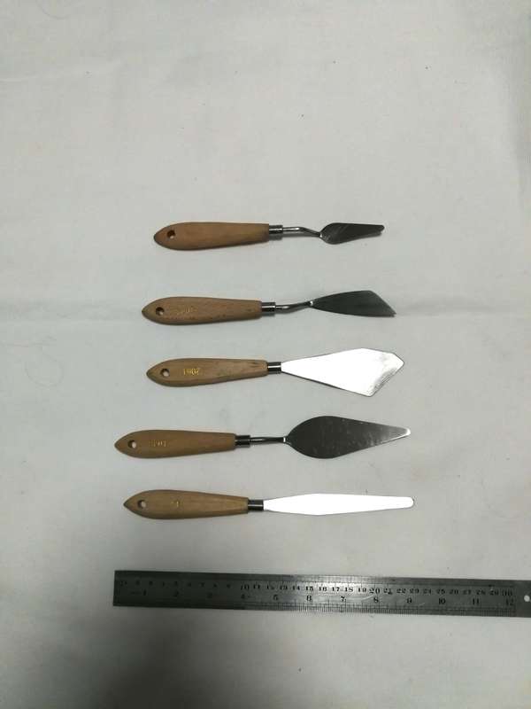 5 Piece Palette Knife Set - Stainless Steel