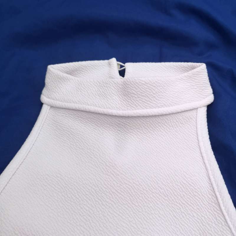 White Turtle Neck Dress Similar to Basic Instinct