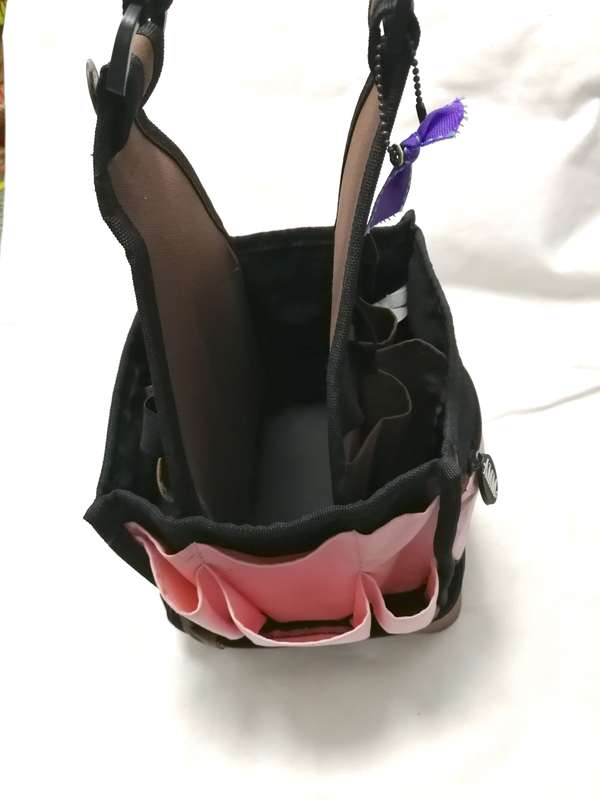 AMM The Original Tote-Ally Cool On-the-Go Scrapbook/ Makeup Artist OnSet Craft Pink/Brown Bag