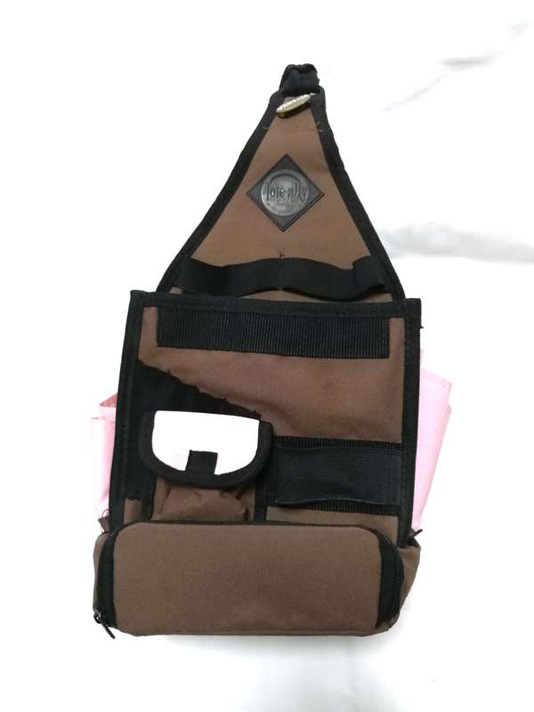 AMM The Original Tote-Ally Cool On-the-Go Scrapbook/ Makeup Artist OnSet Craft Pink/Brown Bag