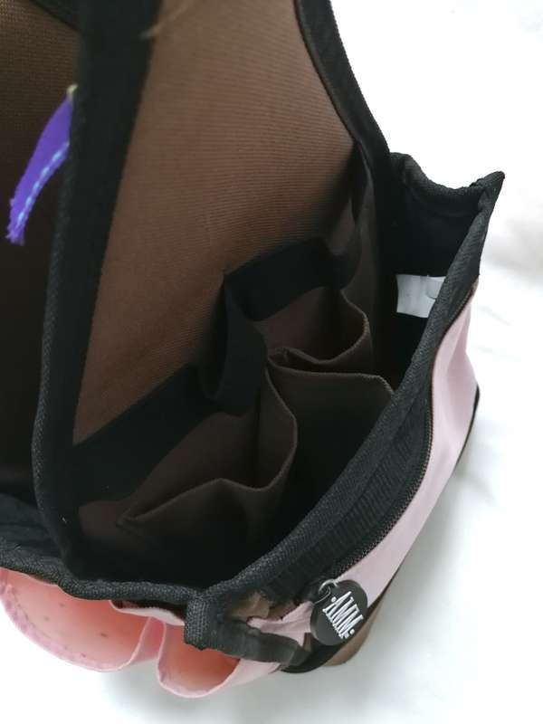 AMM The Original Tote-Ally Cool On-the-Go Scrapbook/ Makeup Artist OnSet Craft Pink/Brown Bag