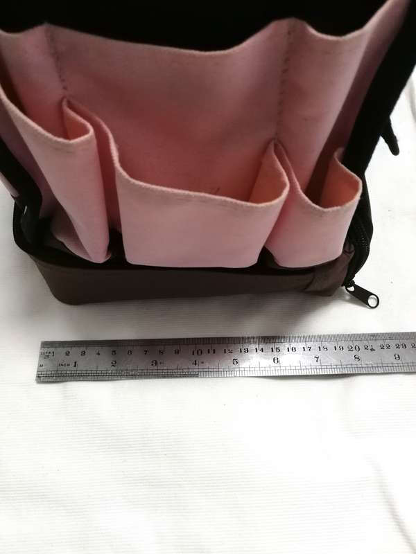 AMM The Original Tote-Ally Cool On-the-Go Scrapbook/ Makeup Artist OnSet Craft Pink/Brown Bag