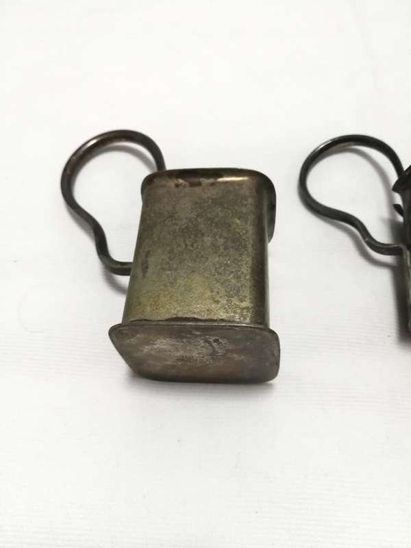Cross Arrows Hallmarked Silver Plate Bottle Holder Set