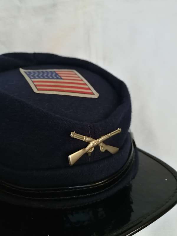 Vintage Broner Confederate Hat & American Civil War Union Blue Hat