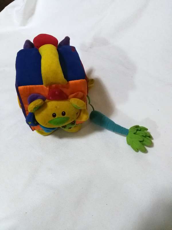 Tolo Educational Soft Plush Toys Farm Activity Play Cube. Small World Toys USA