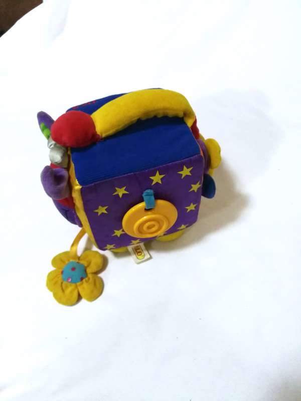 Tolo Educational Soft Plush Toys Farm Activity Play Cube. Small World Toys USA