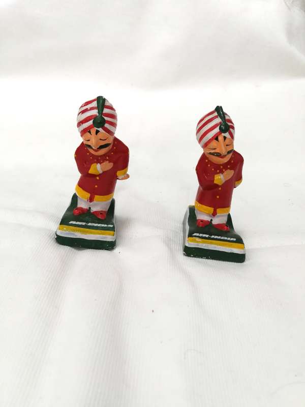 Air India Maharajah Mascot Figurine/ Vintage Memorabilia
