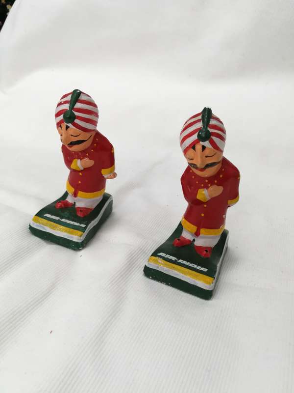 Air India Maharajah Mascot Figurine/ Vintage Memorabilia