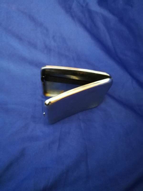 Chrome plate Cigarette Case- Vtg Made in England