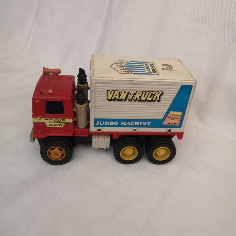 Toy Foundation Van Truck Jumbo Machine Trucking. Friction