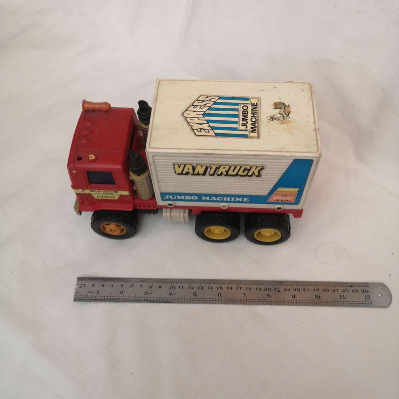 Toy Foundation Van Truck Jumbo Machine Trucking. Friction